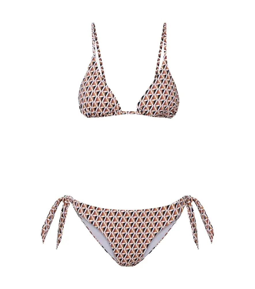 Max Mara Baobab printed bikini
