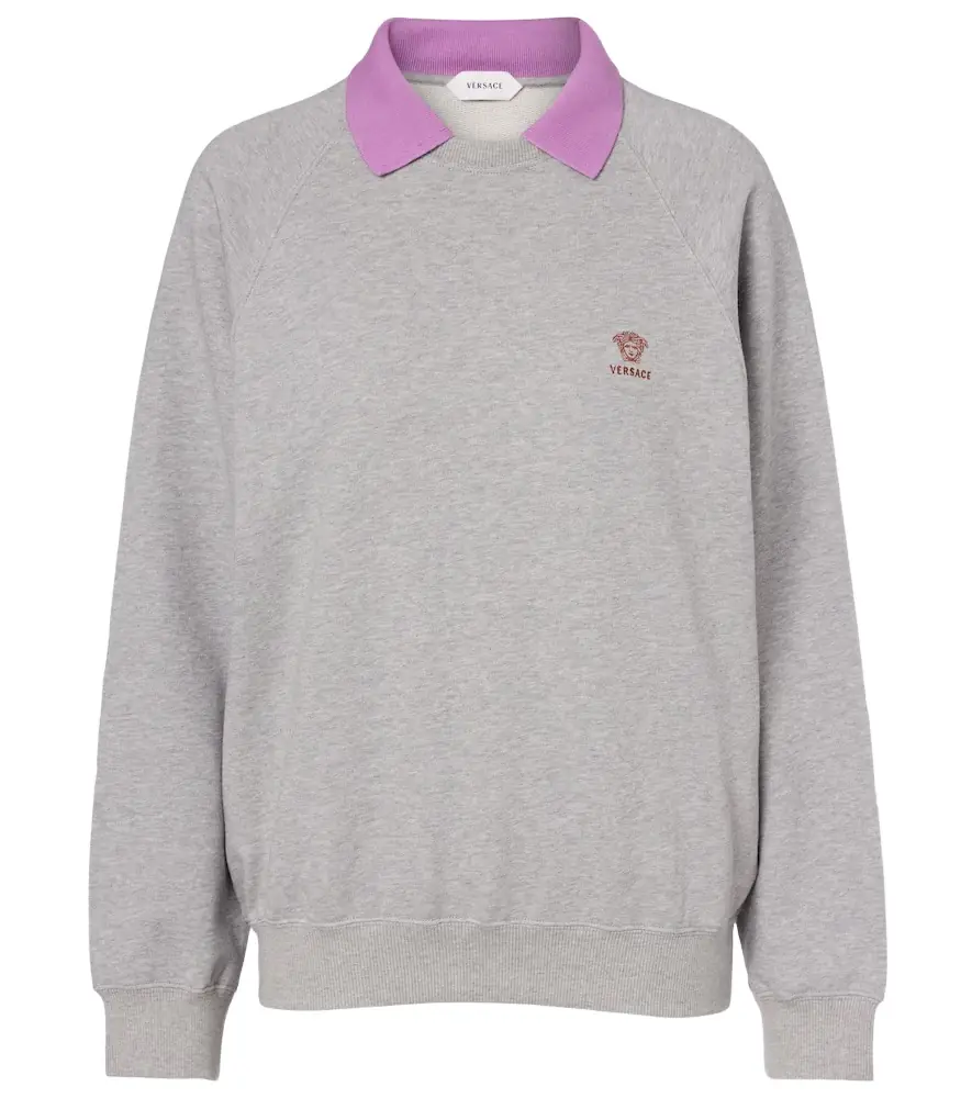 Versace Cotton jersey sweatshirt