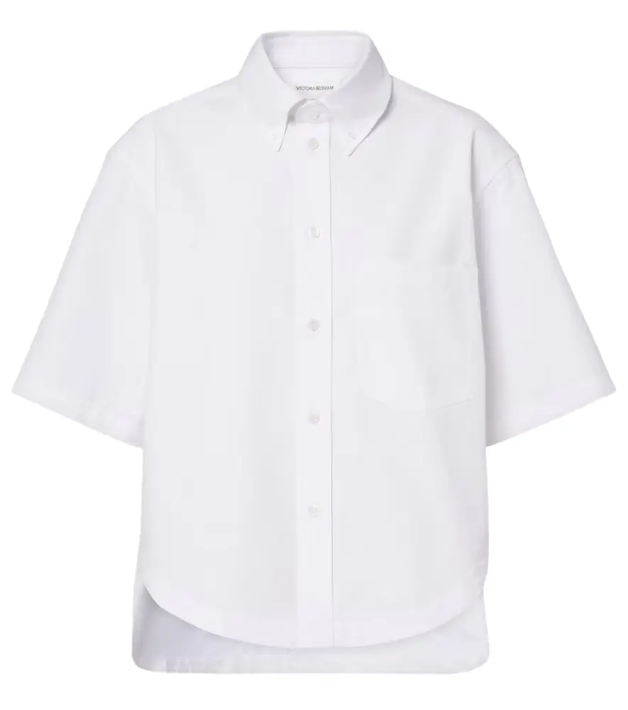 Victoria Beckham Oversized cotton shirt