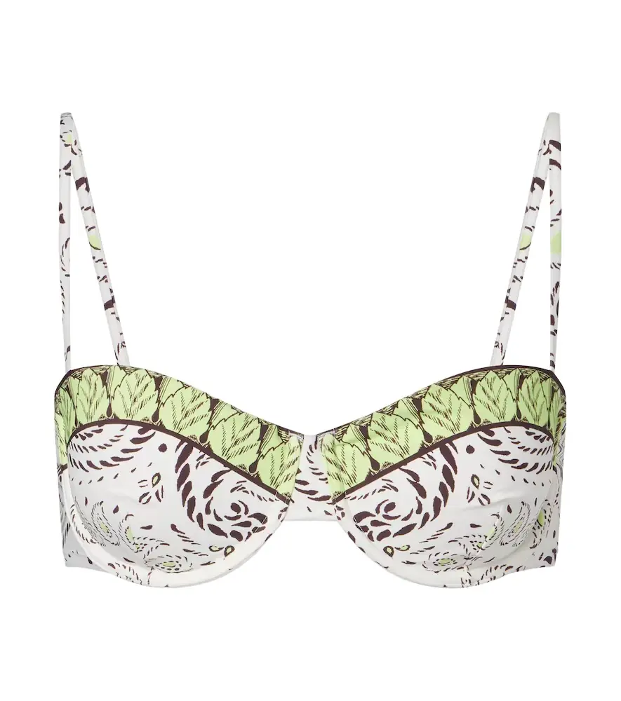 Tory Burch Printed bikini top