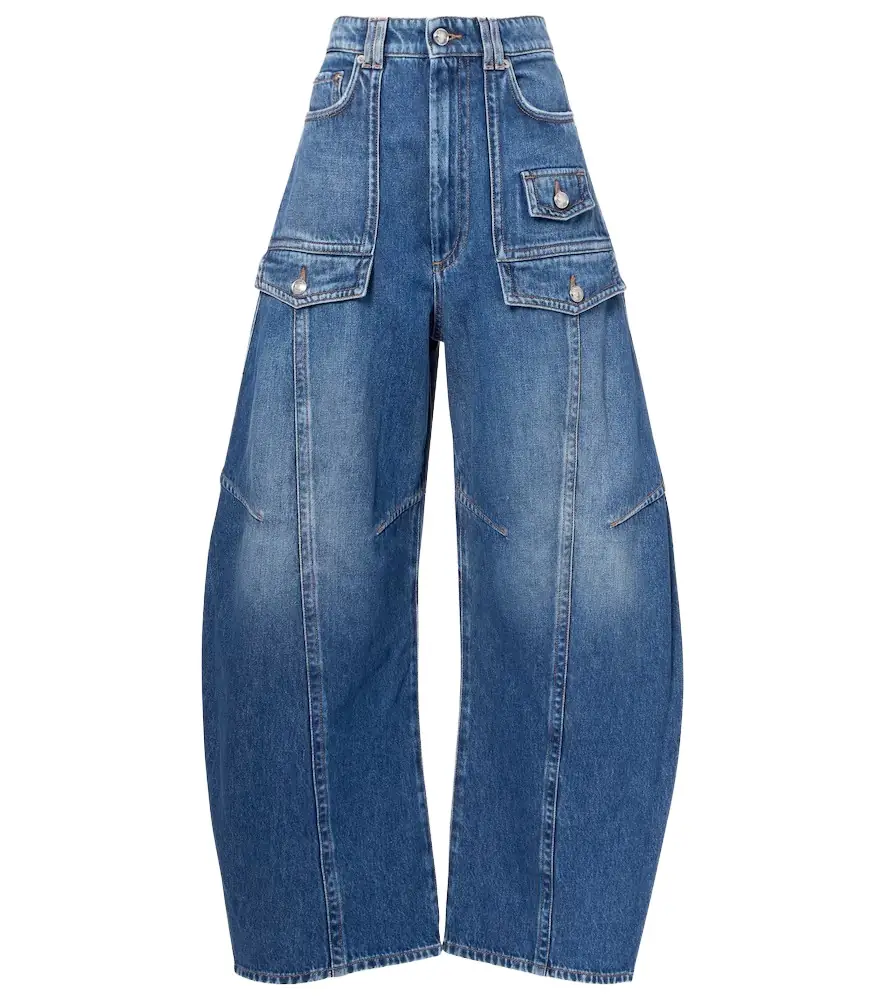 Sportmax Violino barrel-leg jeans