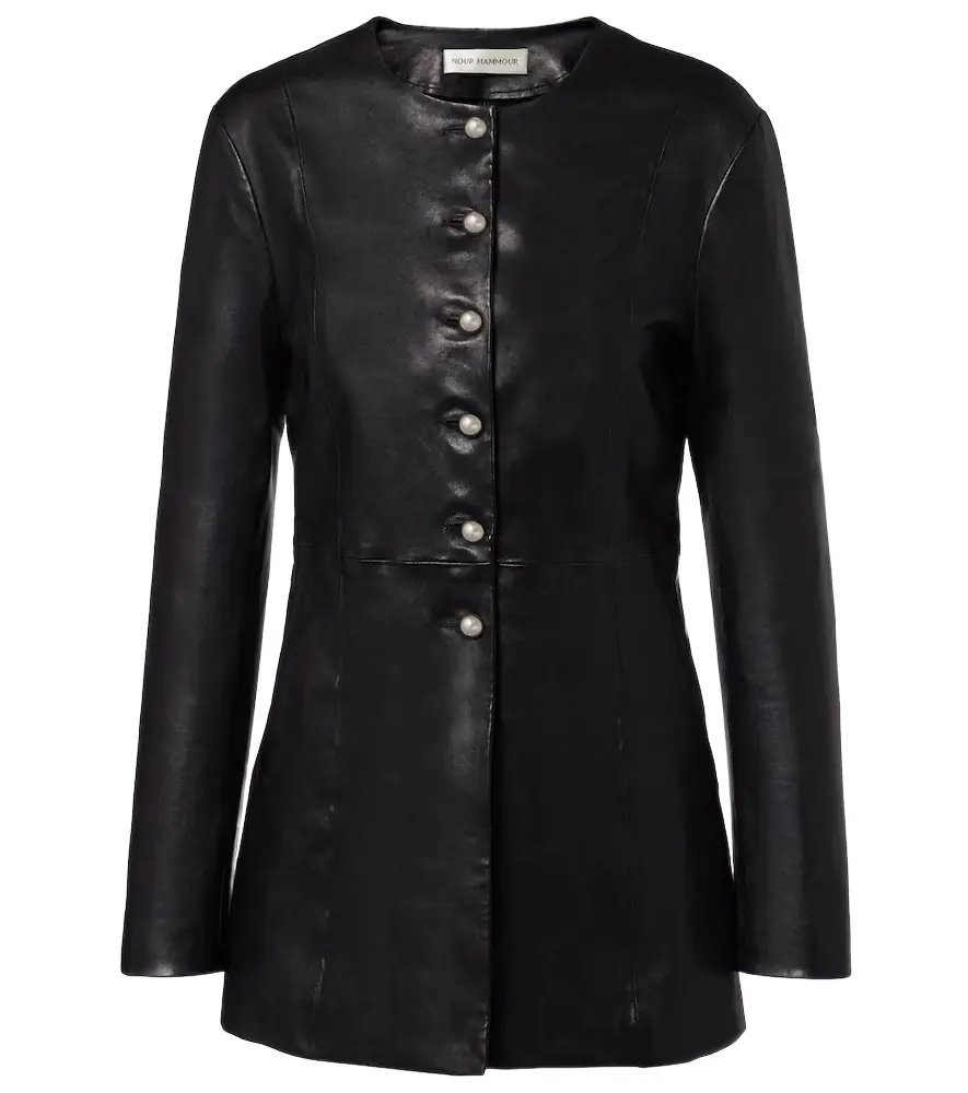 Nour Hammour Parlor leather jacket