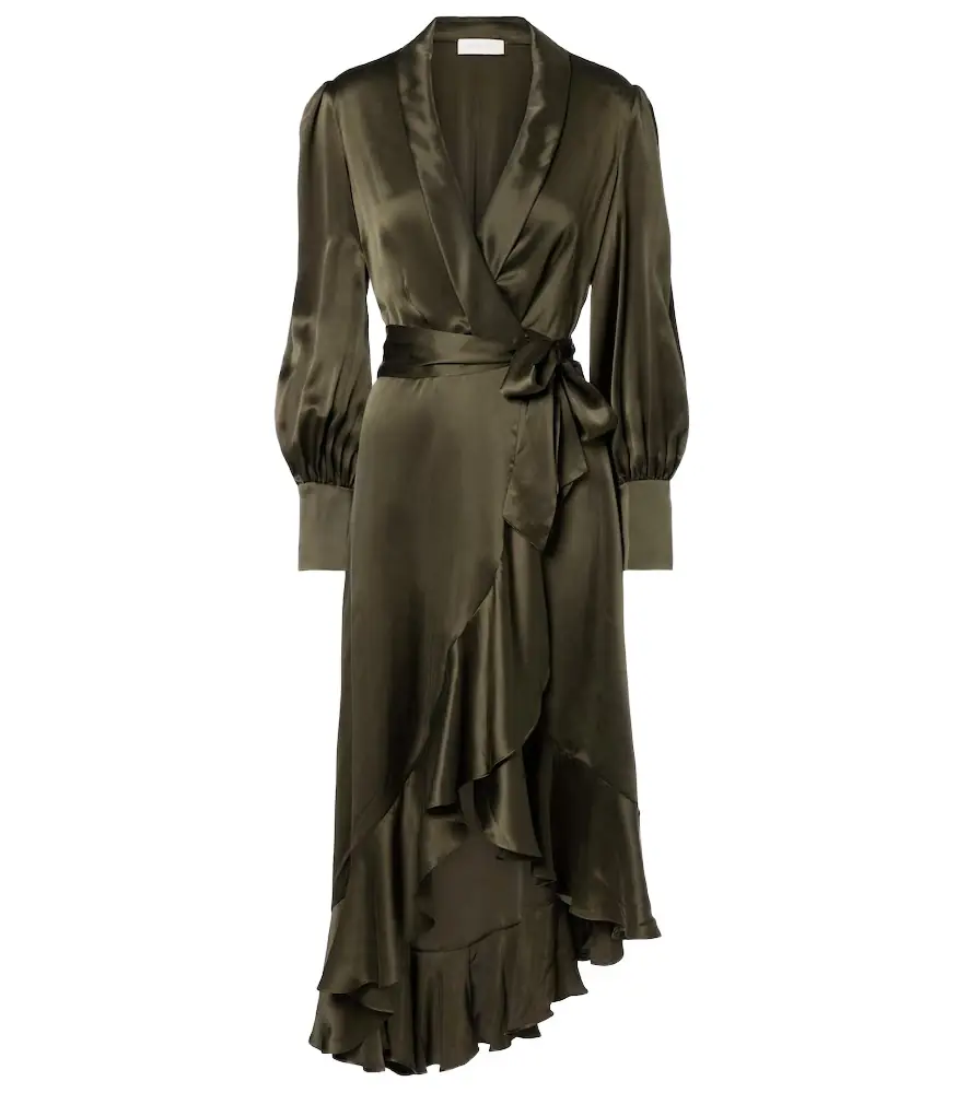 Zimmermann Silk wrap dress