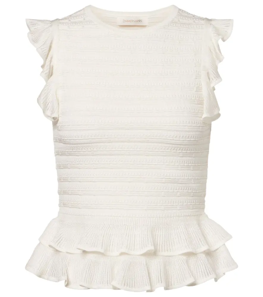Zimmermann Luna ruffled top