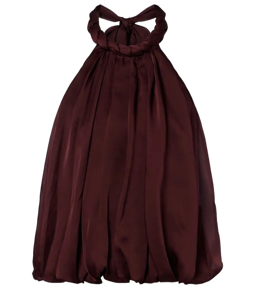 Zimmermann Luna silk satin chiffon top