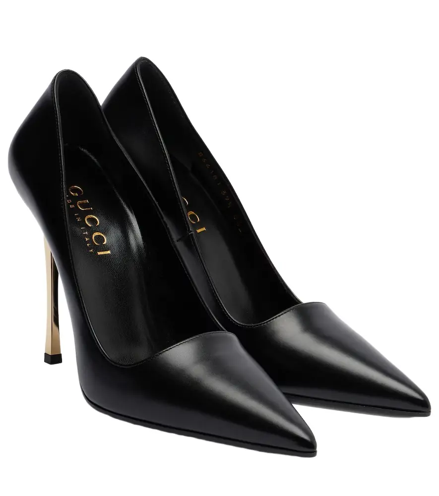 Gucci Bombshell 120 leather pumps