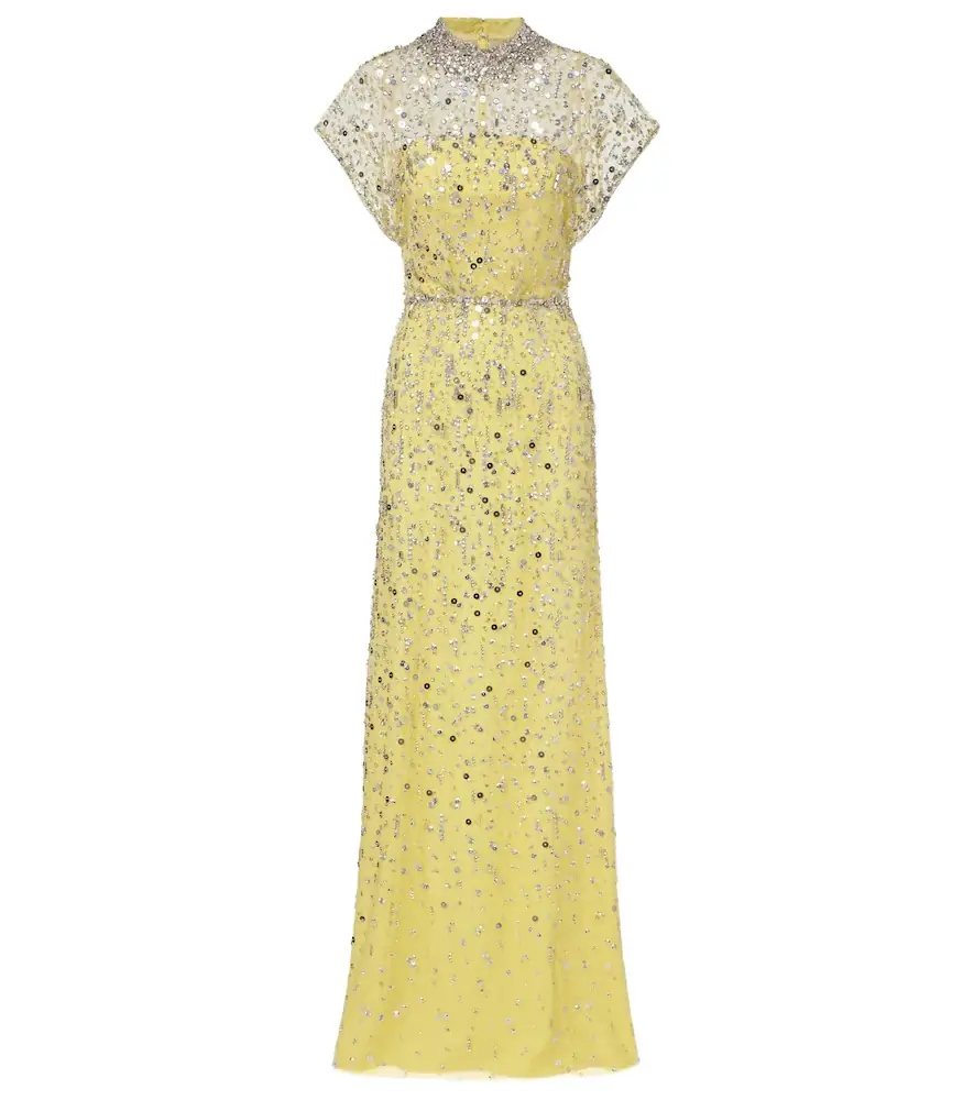 Jenny Packham Crystal Drop beaded gown