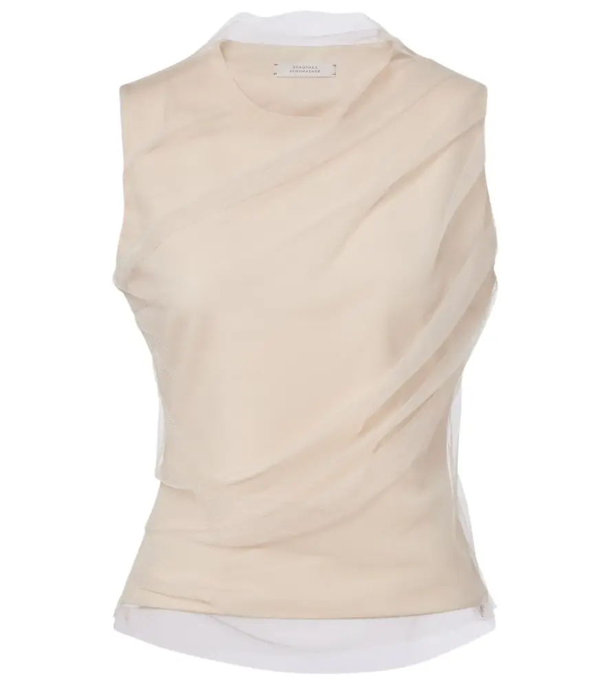 Dorothee Schumacher Draped tulle top