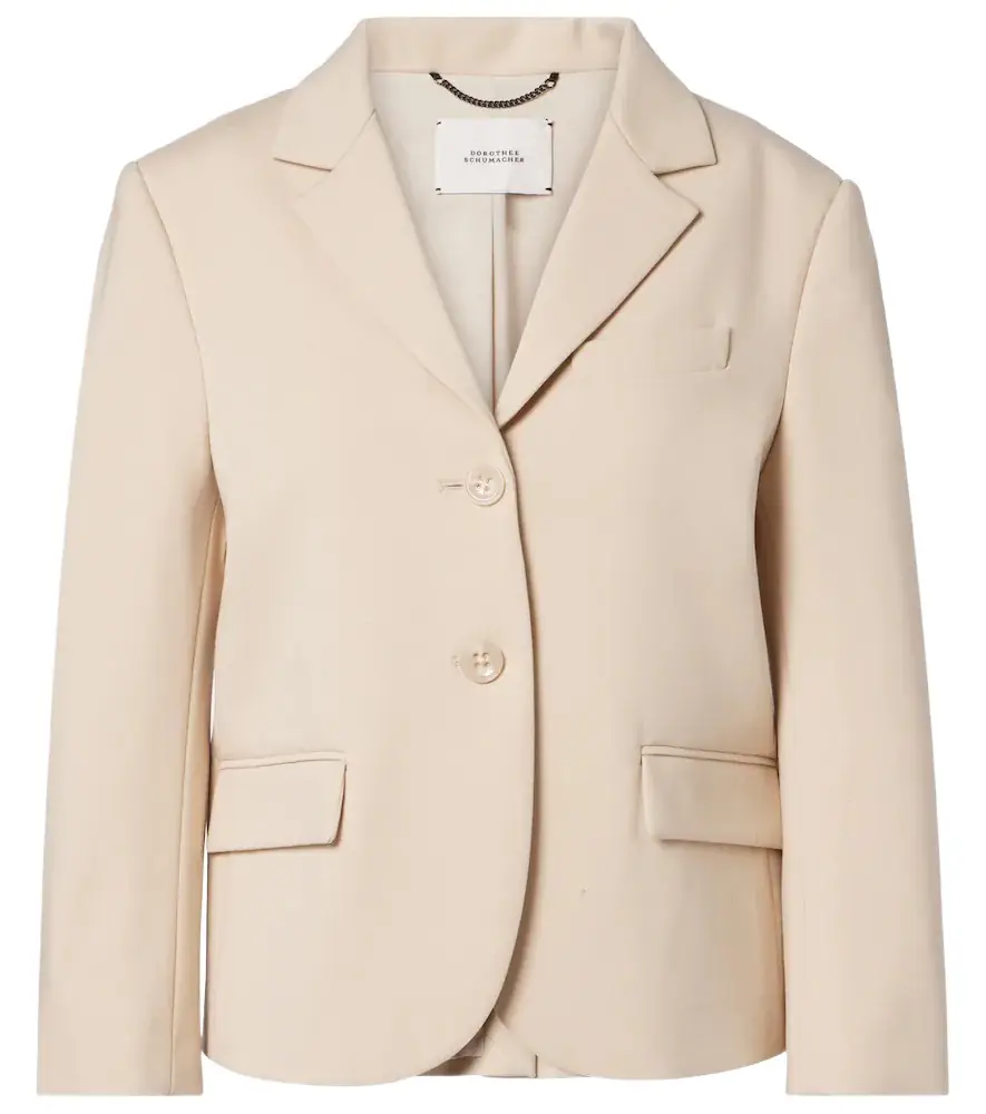 Dorothee Schumacher Emotional Essence cropped blazer