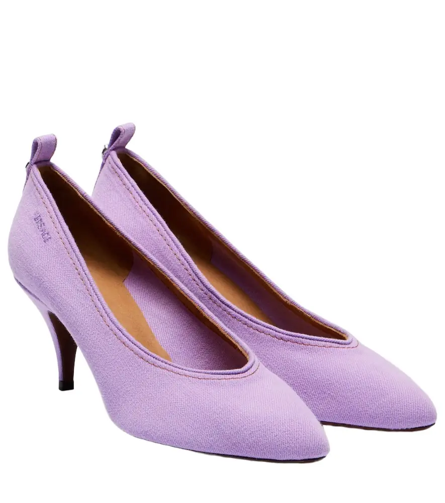Versace Tina denim pumps