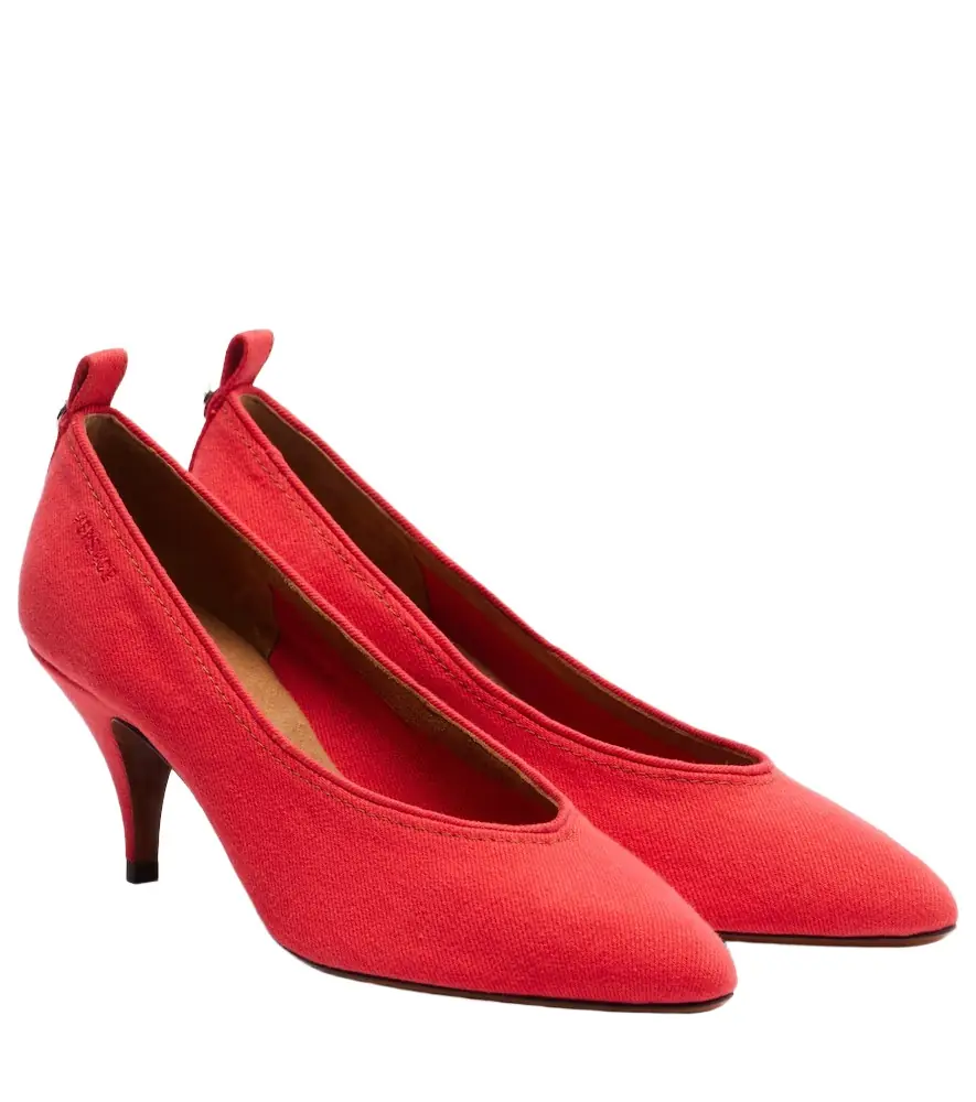 Versace Tina denim pumps