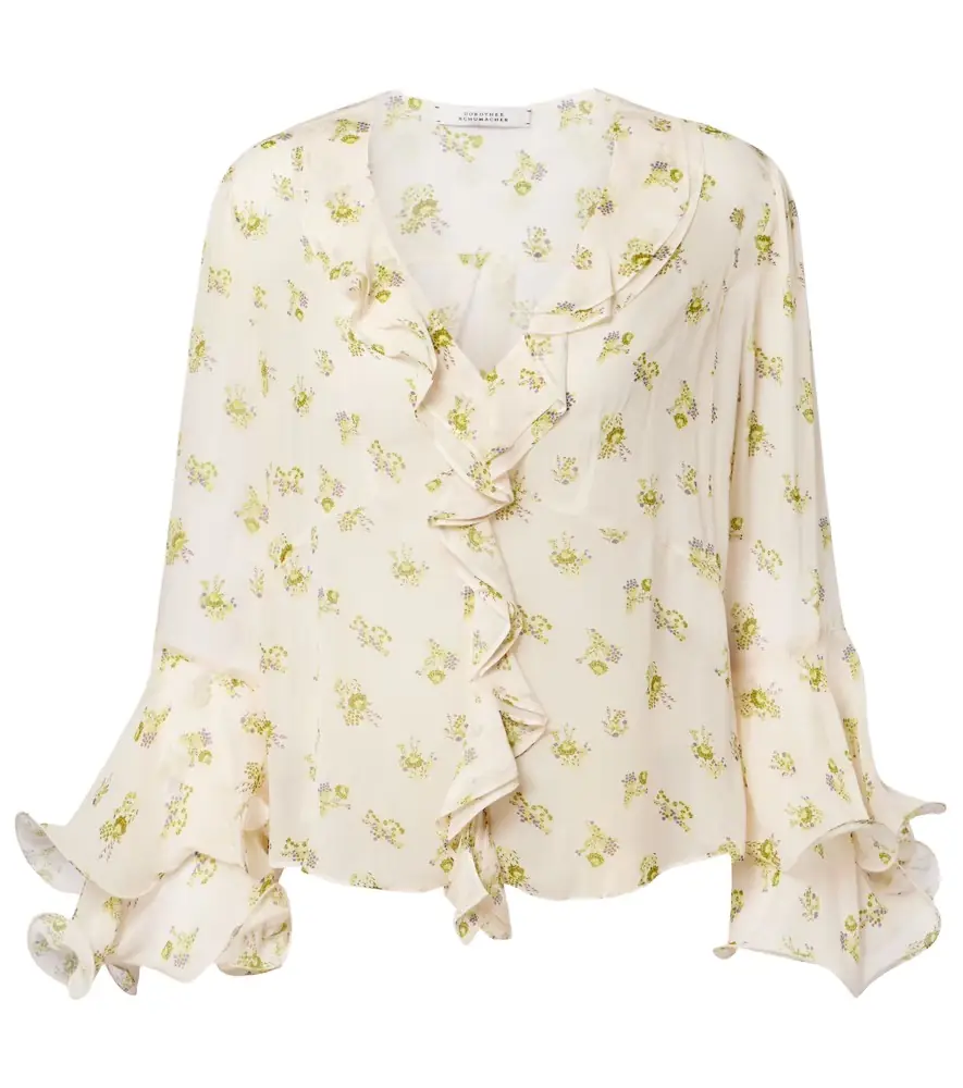 Dorothee Schumacher Airy Daydream floral georgette blouse