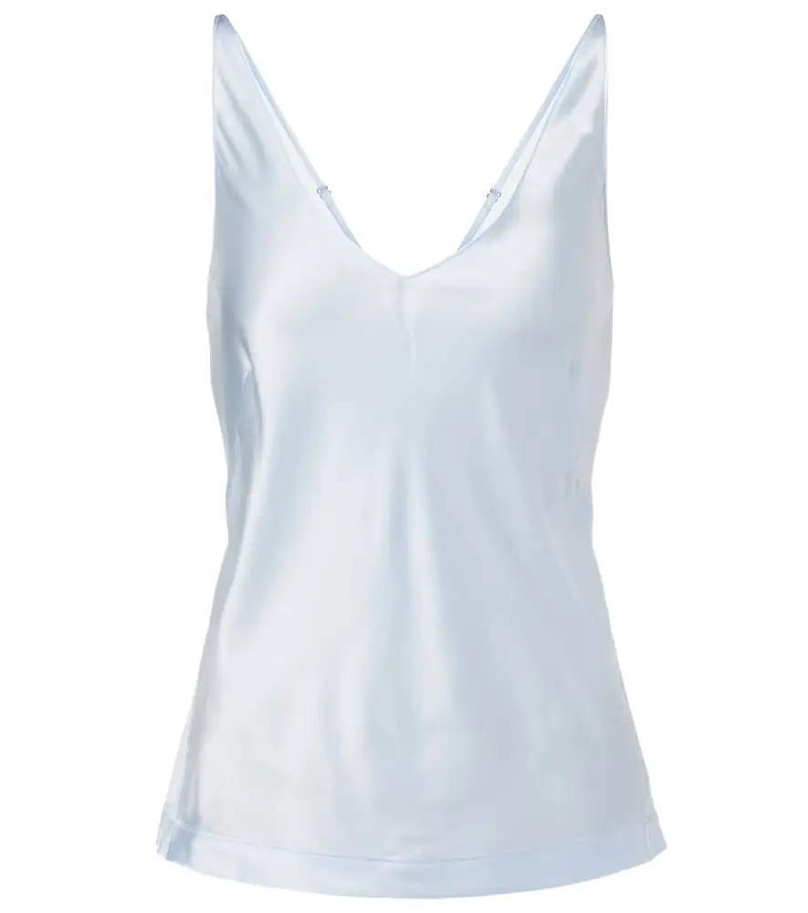 Dorothee Schumacher Sense of Shine silk-blend satin top