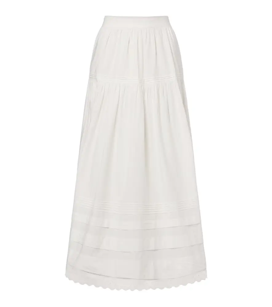 Doen Dôen Sebastiane cotton poplin maxi skirt
