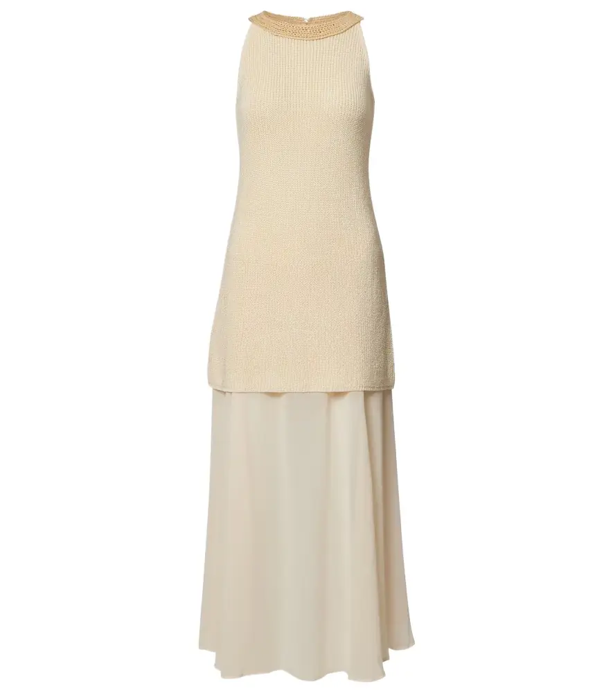 Xu Zhi Knitted midi dress