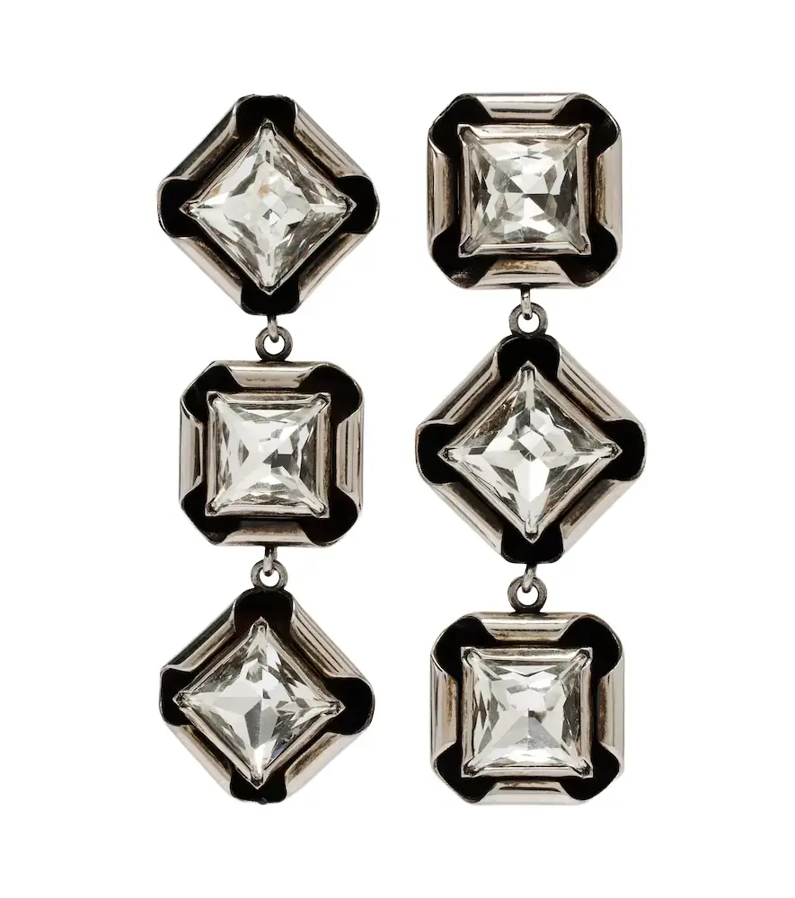 Givenchy Crystal-embellished drop earrings