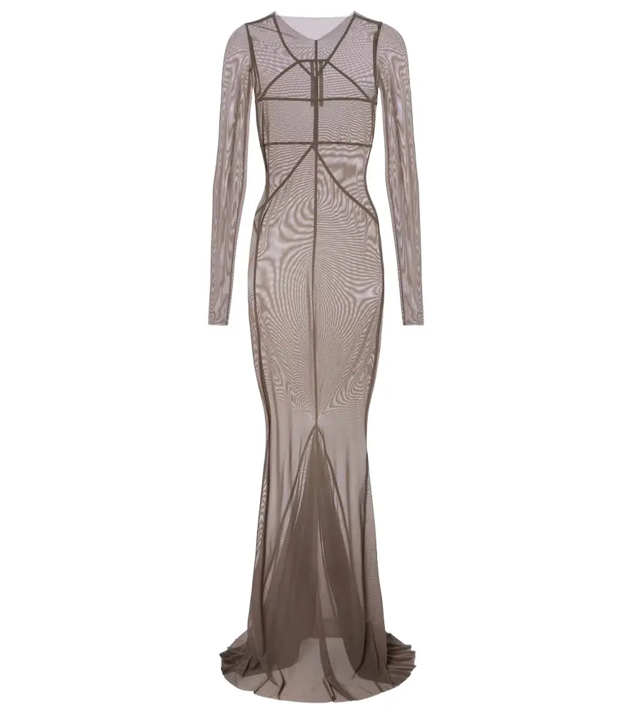 Rick Owens Temple tulle gown
