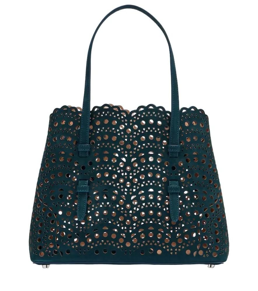 Alaia Alaïa Le Mina 25 Vienne Wave leather tote bag