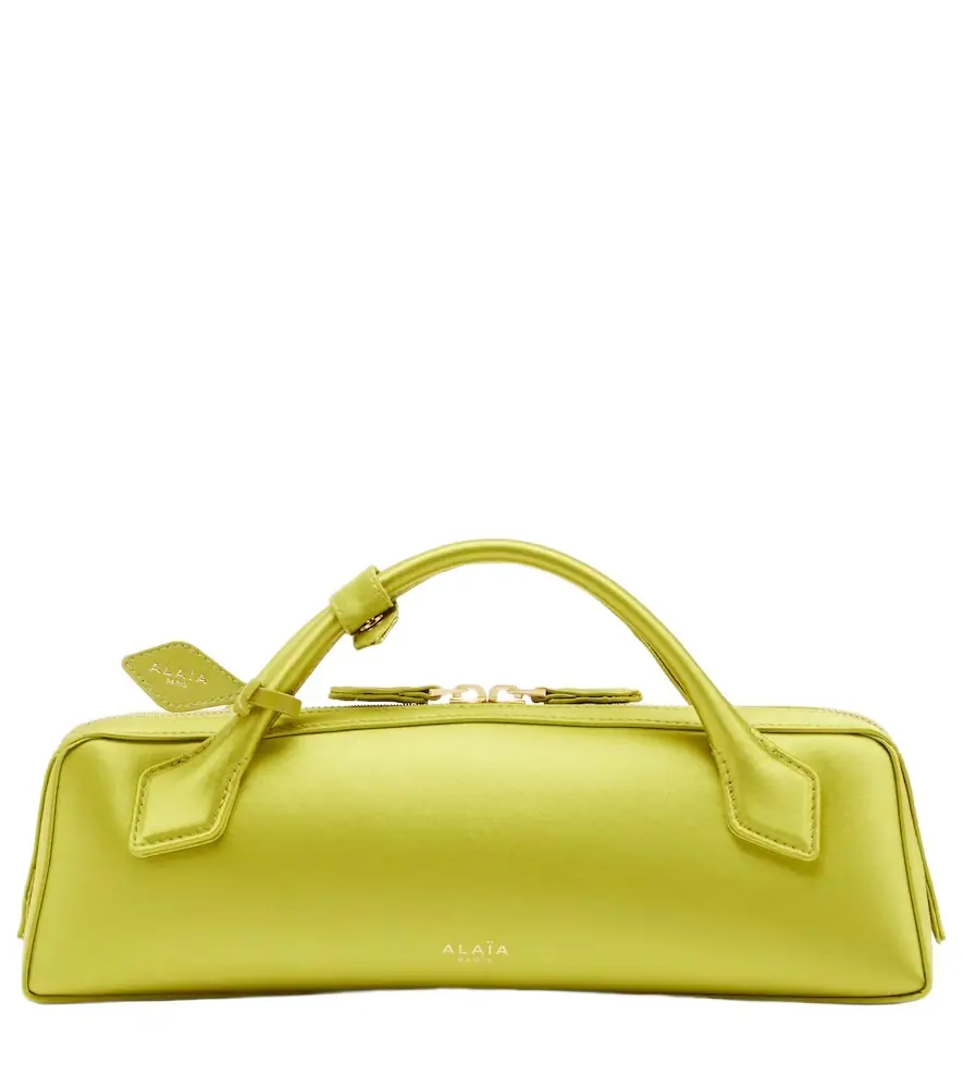 Alaia Alaïa Le Teckel satin clutch