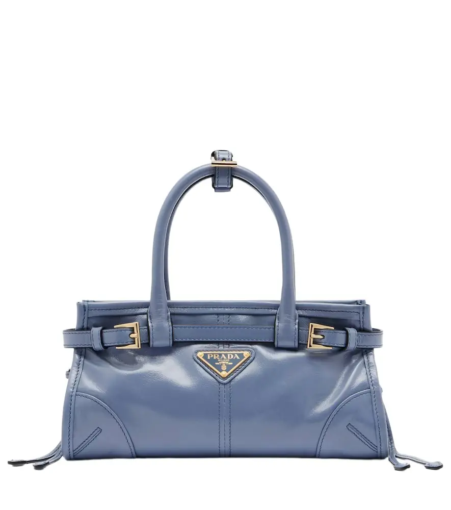 Prada Bonnie Mini leather top-handle bag