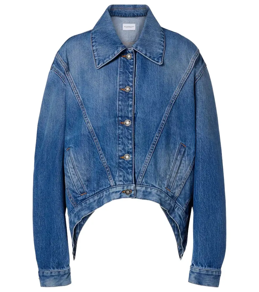 Givenchy Deconstructed oversized denim jacket