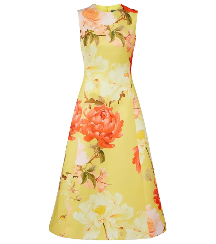 Leo Lin Cleo floral midi dress