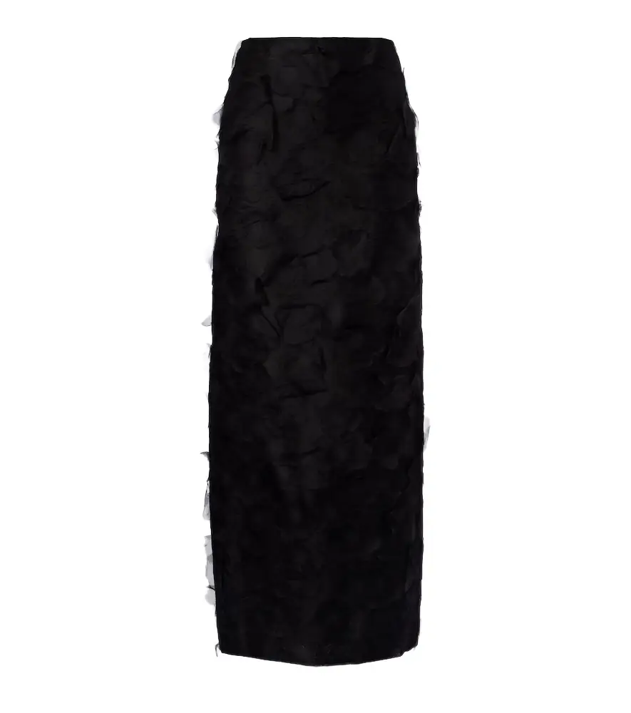 Max Mara Adepto silk maxi skirt
