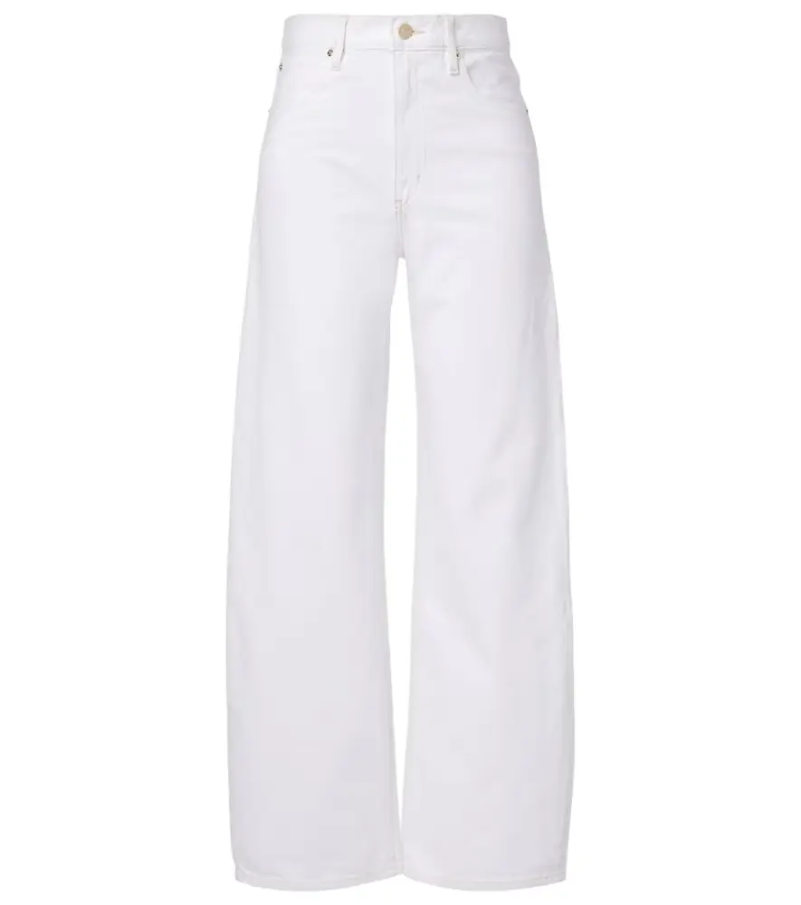 Frame Bow barrel-leg jeans
