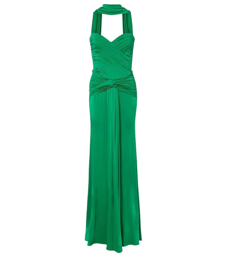 The New Arrivals Ilkyaz Ozel Gathered ruched gown