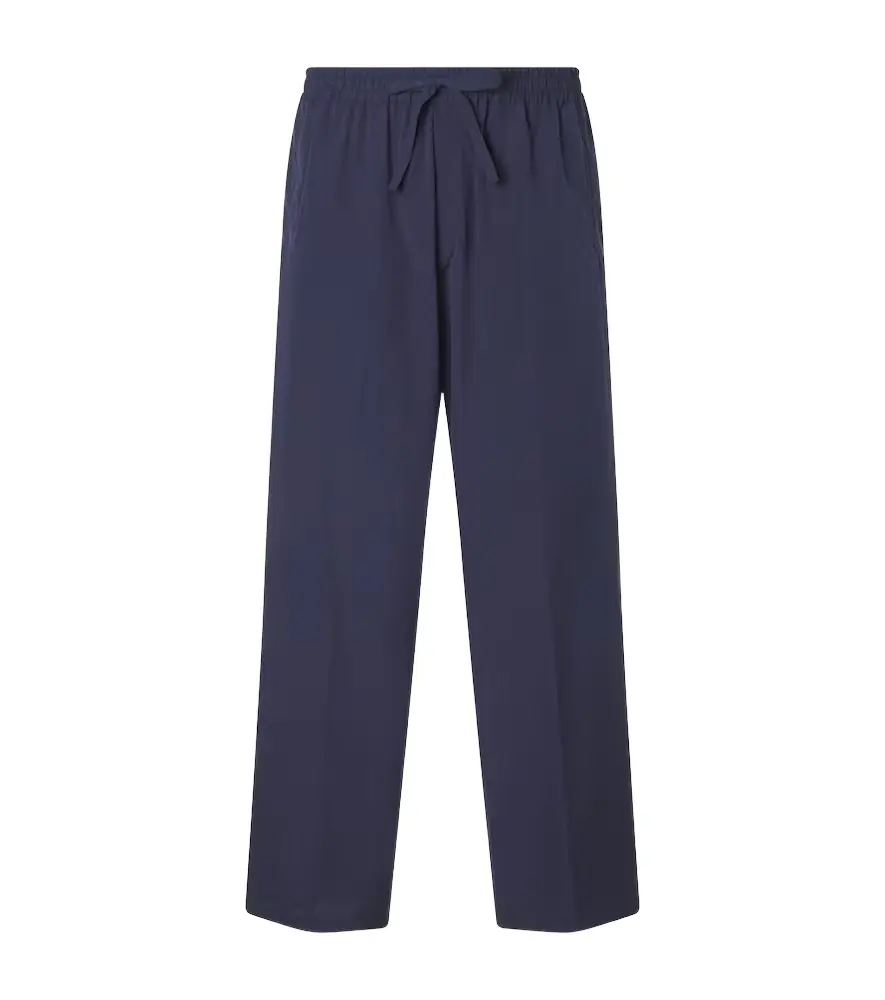 Umit Benan Julian cotton and silk straight pants