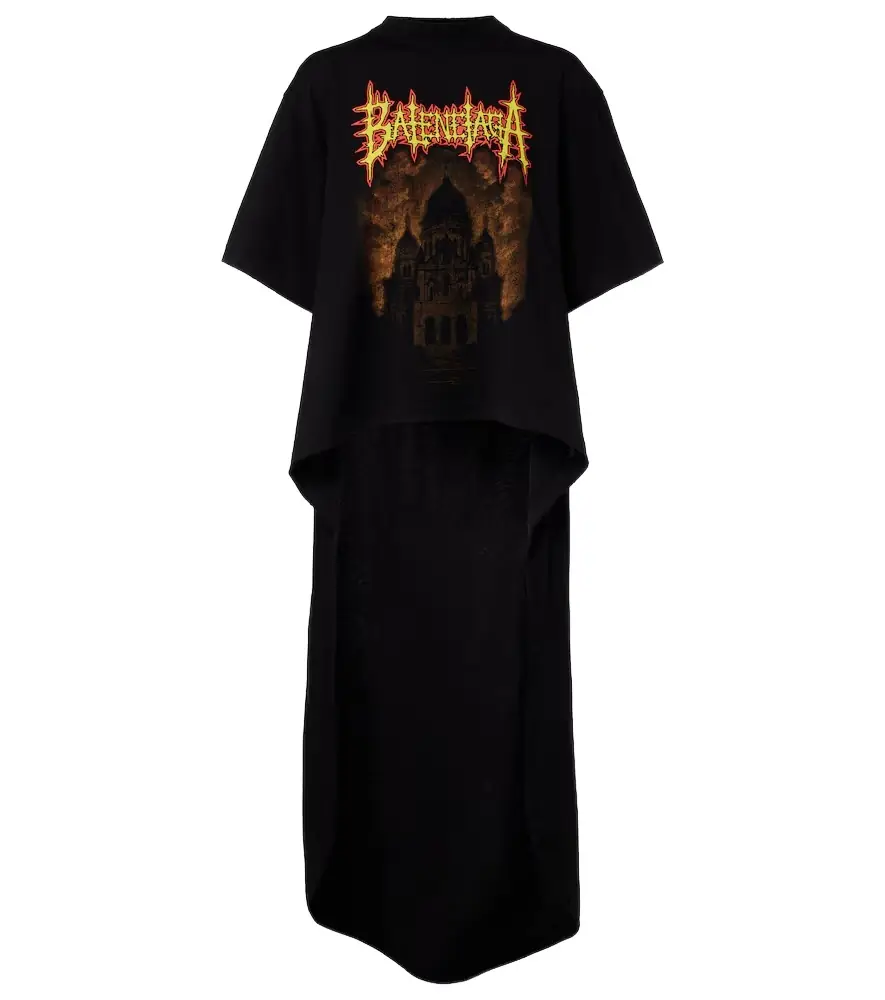 Balenciaga Printed cotton jersey T-shirt