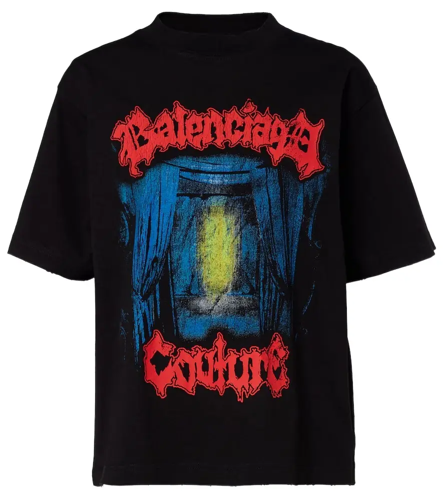 Balenciaga Printed cotton T-shirt
