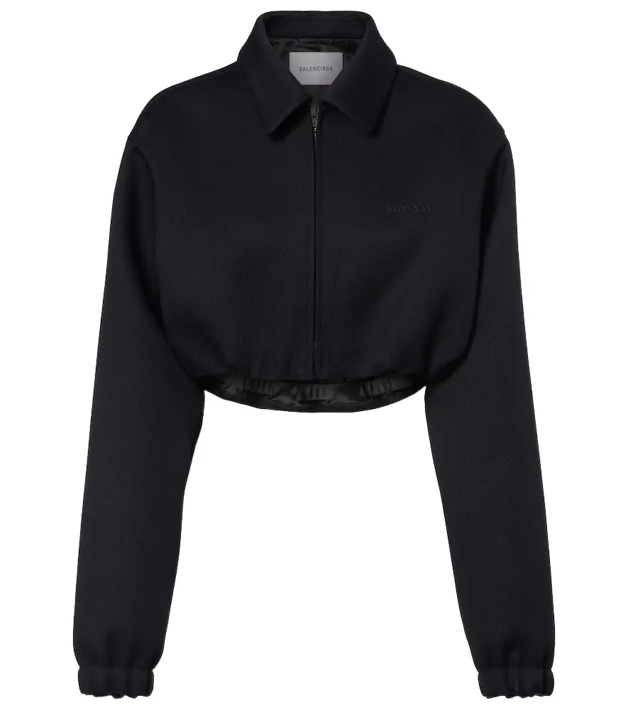 Balenciaga Cropped blouson jacket
