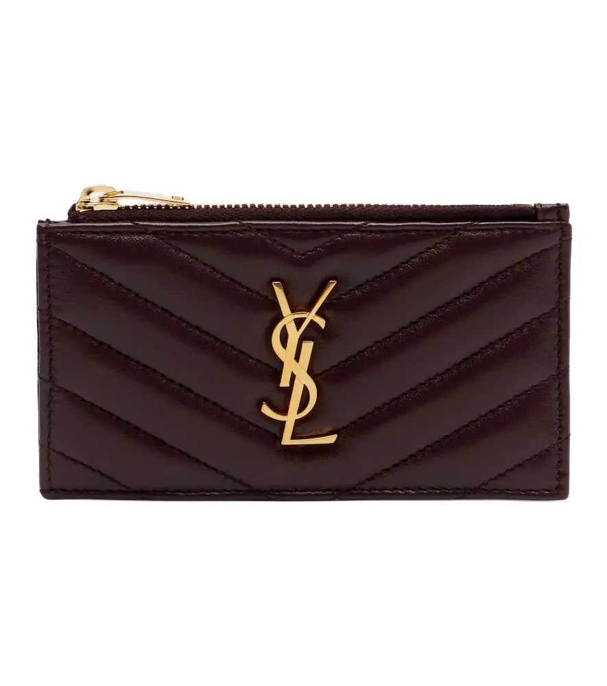 Saint Laurent Cassandre leather card holder