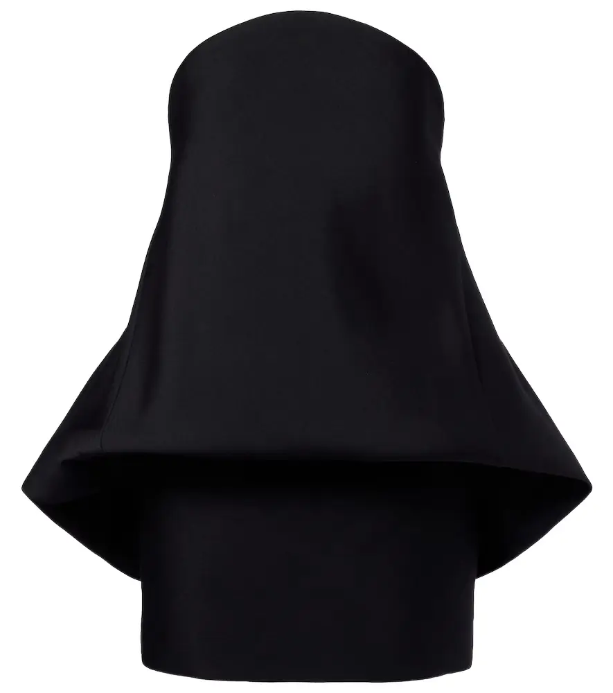 Balenciaga Peplum bustier dress