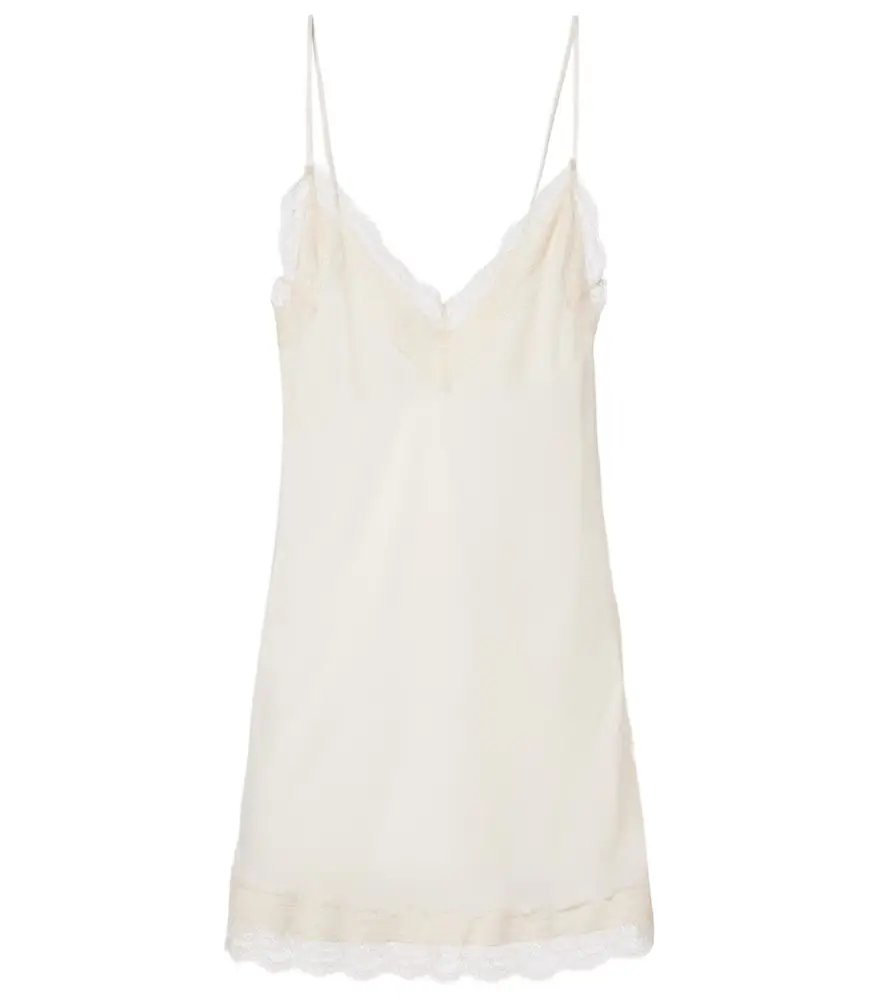 Rohe Róhe Lace-trimmed satin camisole