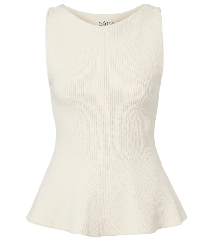 Rohe Róhe Knitted cotton top