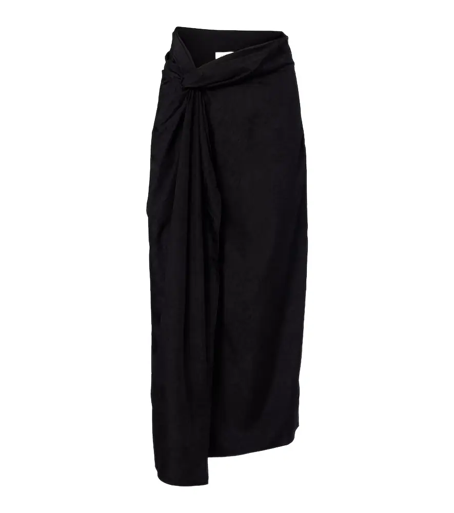 Rohe Róhe Gathered midi skirt