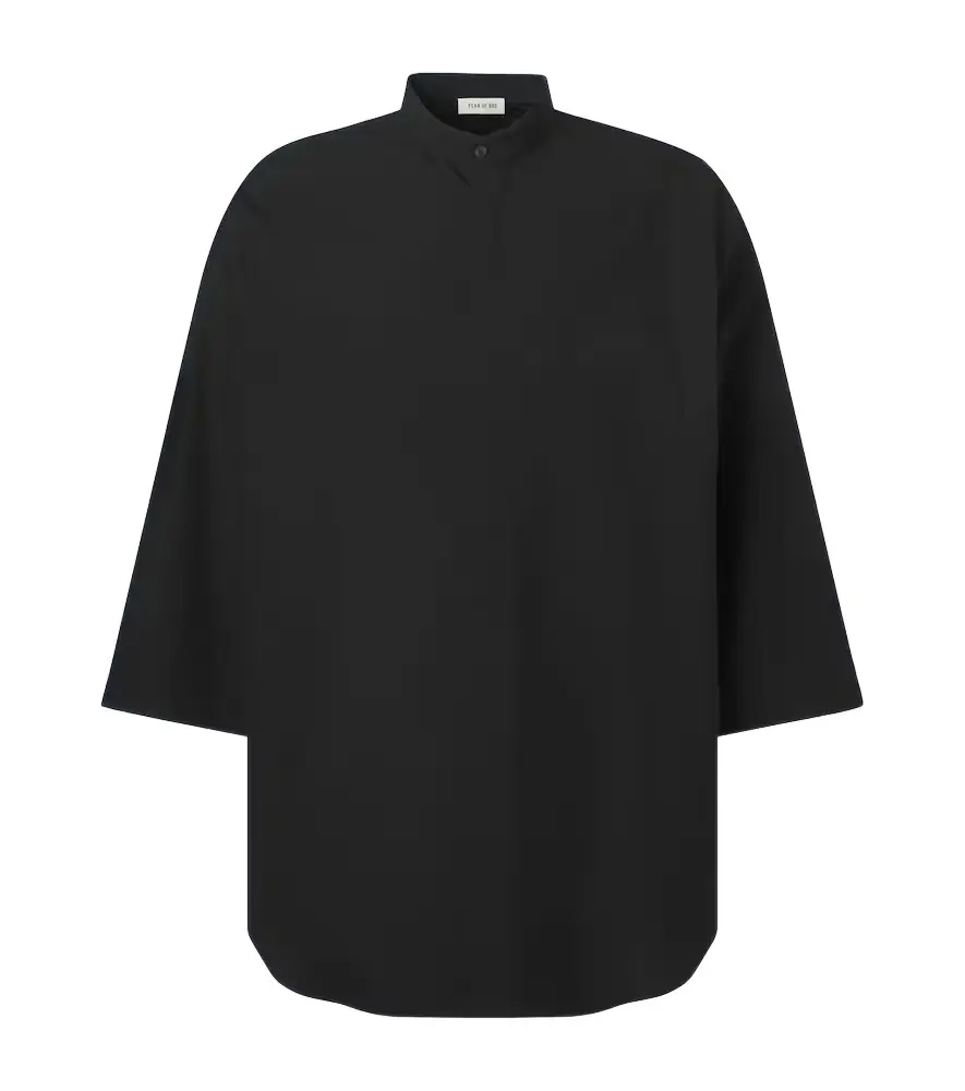 Fear of God Oversized cotton and wool shirt