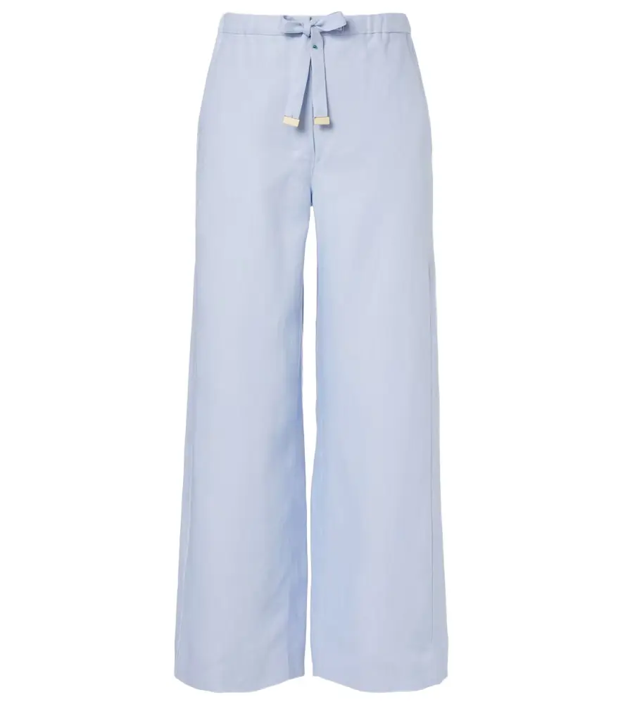 'S Max Mara Amedea linen wide-leg pants
