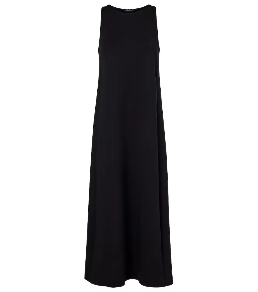 'S Max Mara Eremi cotton-blend jersey midi dress