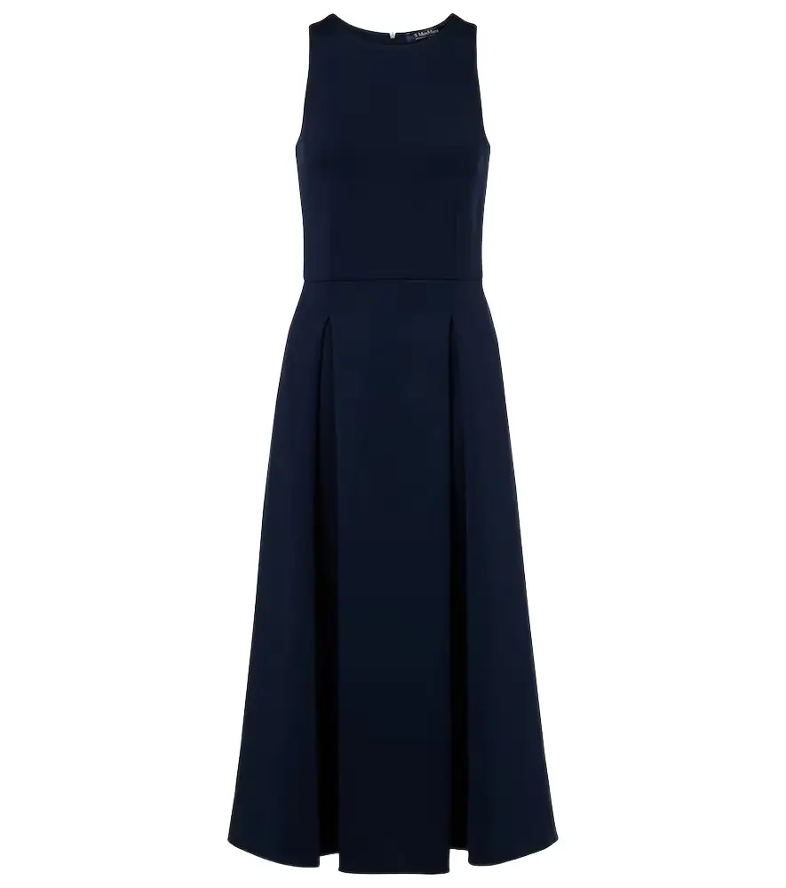 'S Max Mara Cannone cotton-blend jersey midi dress