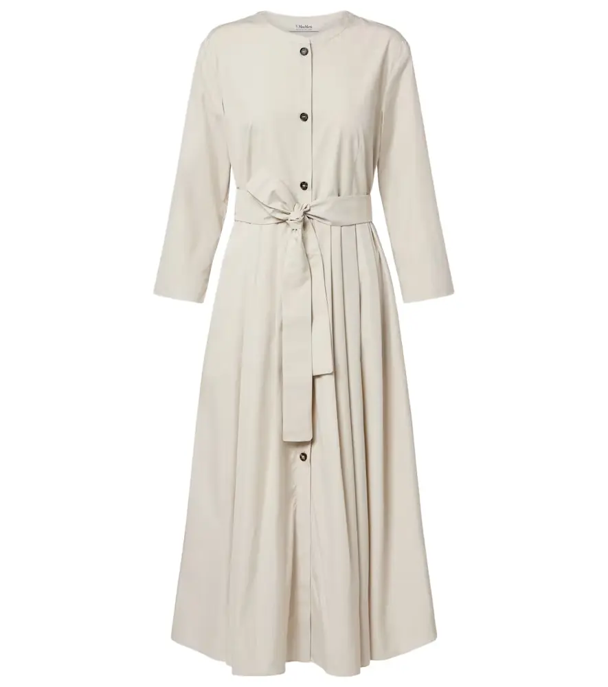 'S Max Mara Giorno belted cotton shirt dress