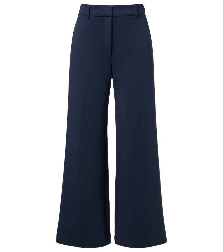 'S Max Mara Aerovia cotton-blend wide-leg pants
