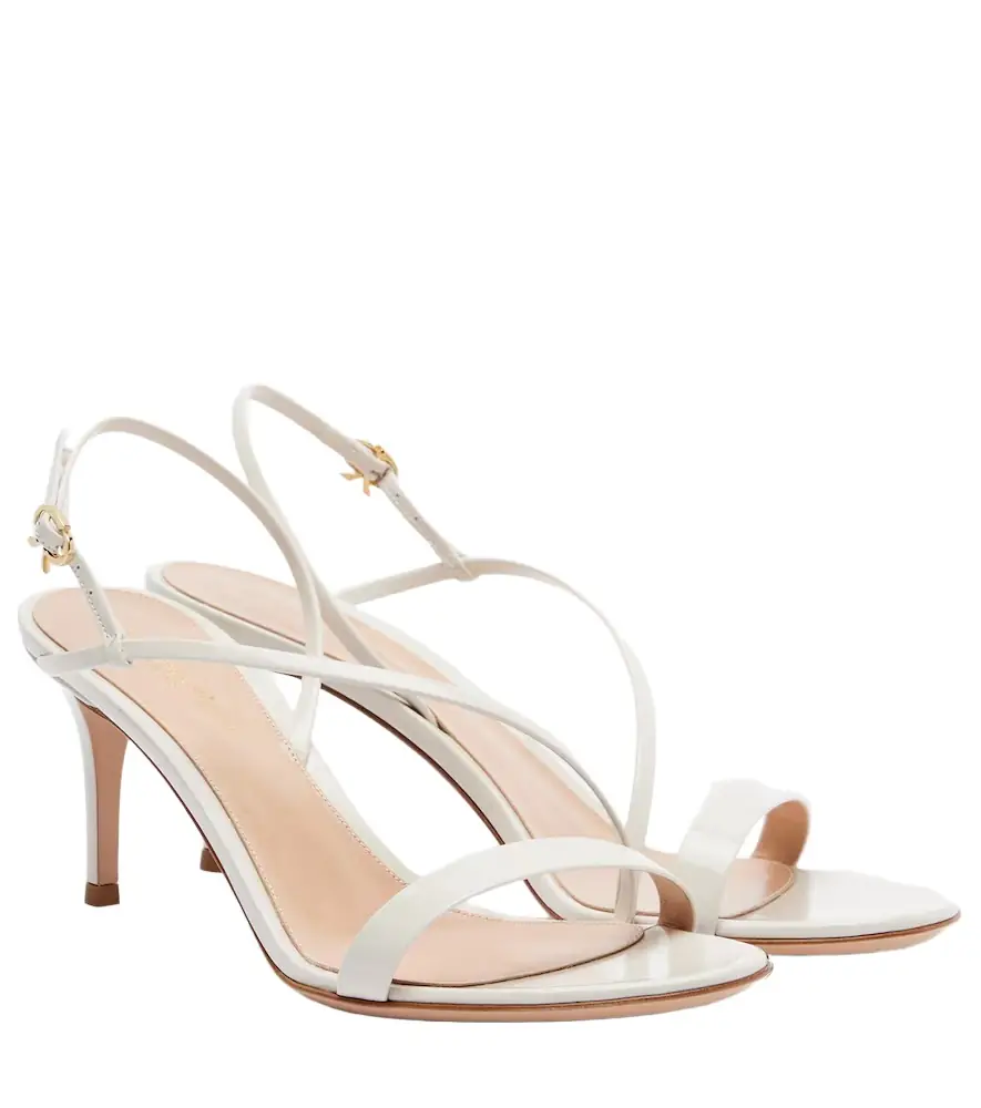 Gianvito Rossi Manhattan patent leather sandals