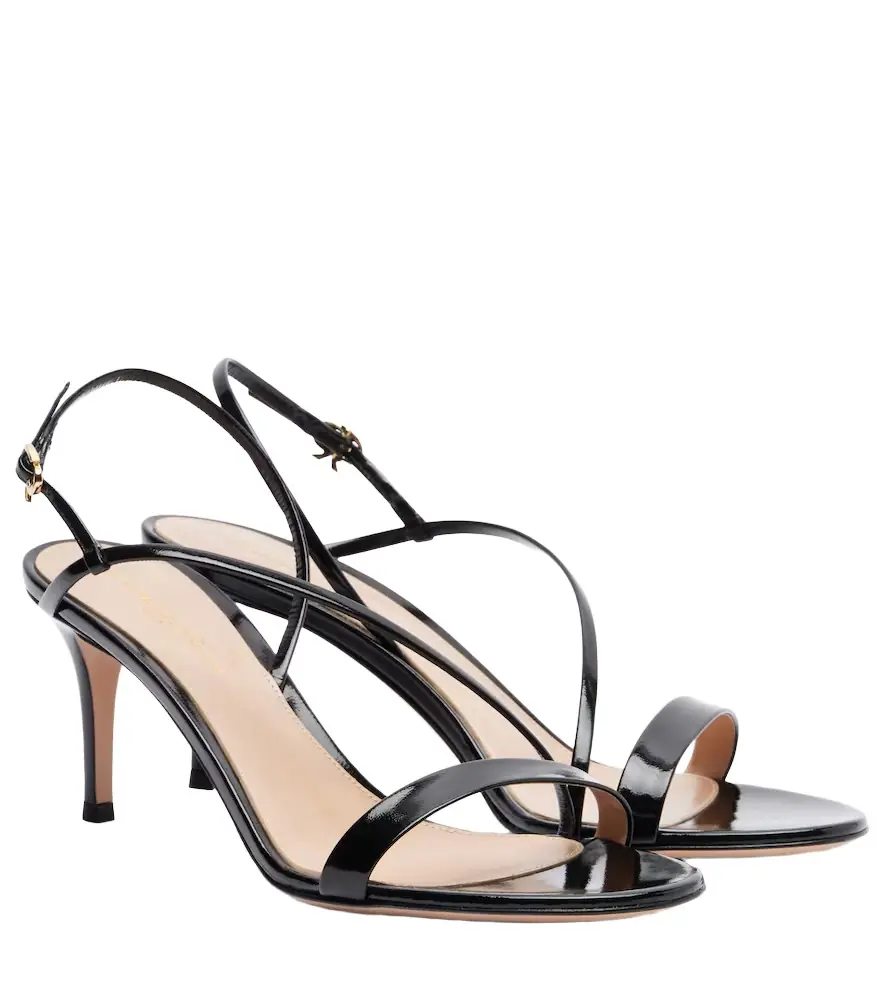 Gianvito Rossi Manhattan 70 leather sandals