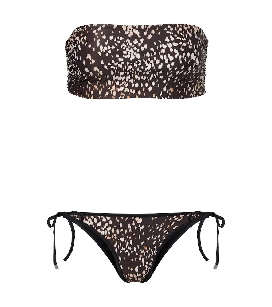 The Attico Leopard-print bikini