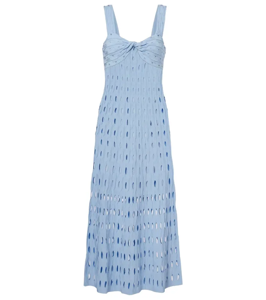 Simkhai Christina open-knit midi dress