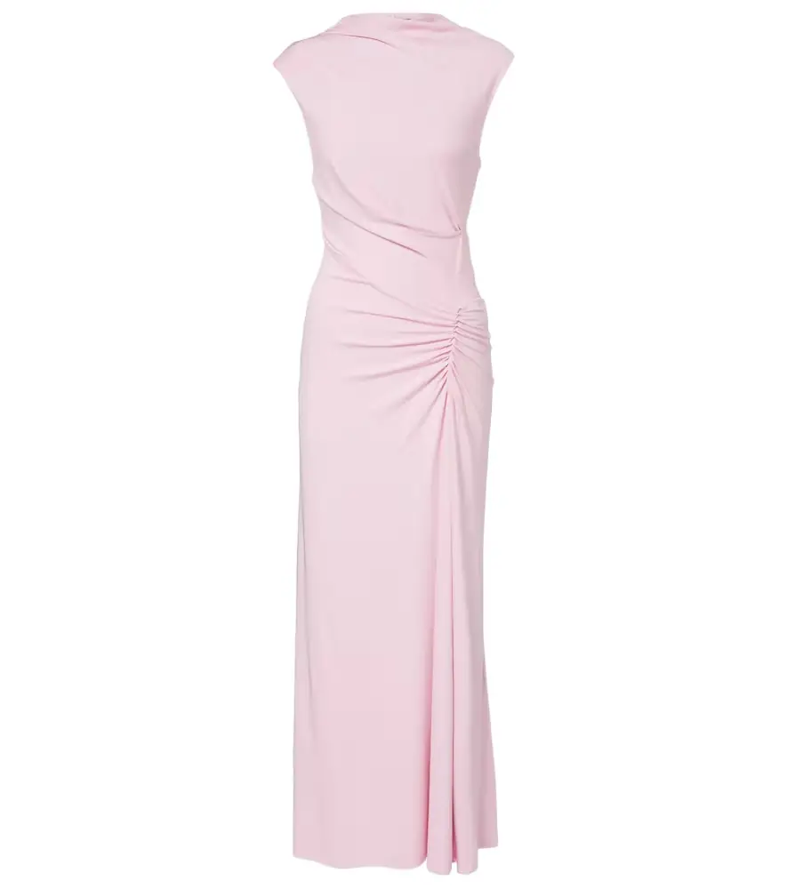 Simkhai Acacia ruched jersey maxi dress