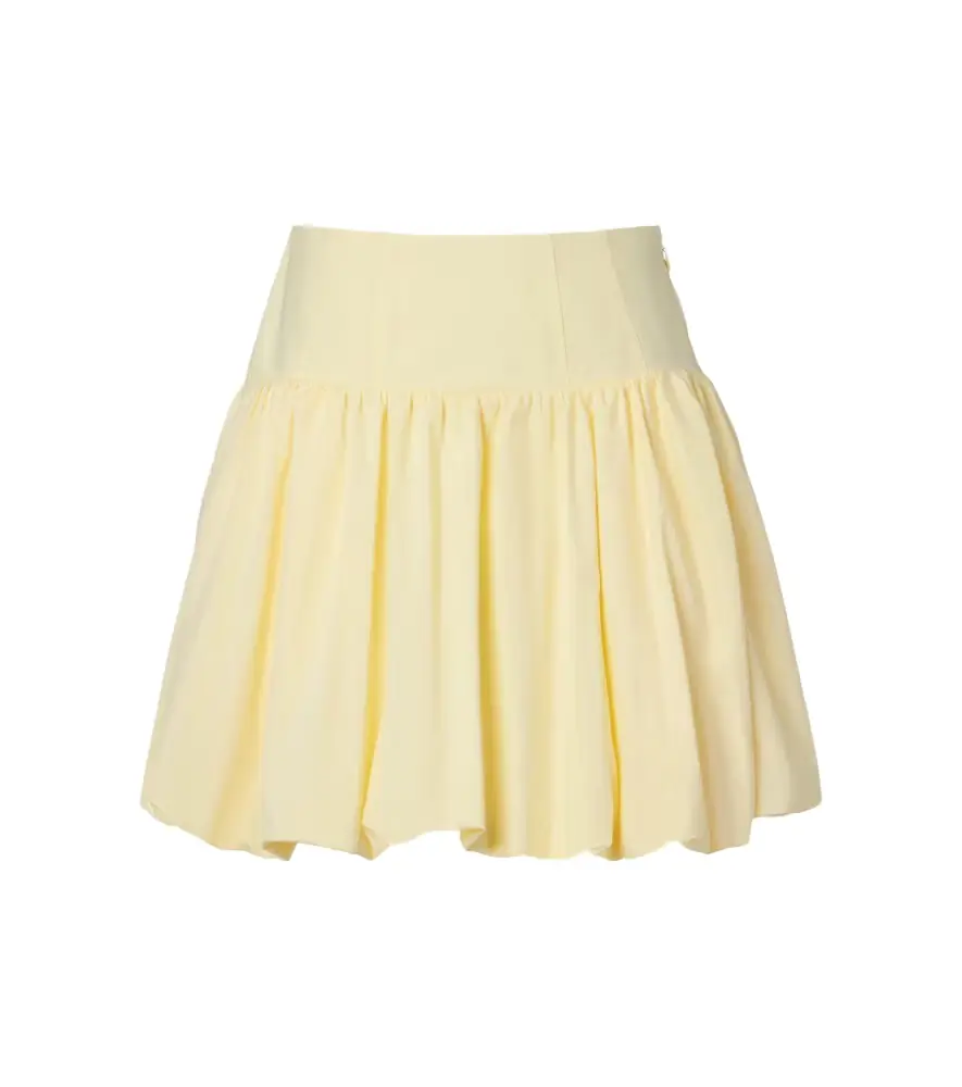 Simkhai Pippa cotton-blend poplin miniskirt